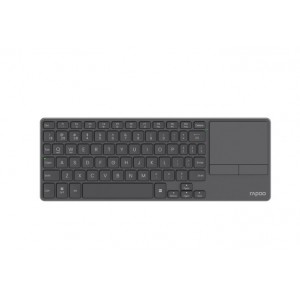 Rapoo E900T Wireless Keyboard w/ Touchpad, Up to 4 Devices Quick Switch, Ultra Slim 3.9mm, Aluminum Back, BT, 2.4Ghz. - Image 1