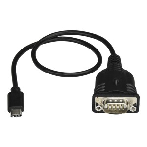 StarTech ICUSB232PROC USB C TO SERIAL ADAPTER CABLE WITH COM PORT RETENTION - 16" (40CM) USB TYPE C - Image 1