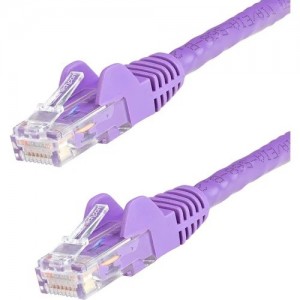 StarTech N6PATC7MPL 7M CAT6 ETHERNET CABLE - PURPLE CAT 6 GIGABIT ETHERNET WIRE -250MHZ 100W POE - Image 1