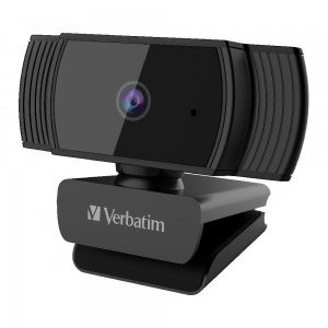 Verbatim 66631 Webcam Full HD 1080P with Auto Focus - Black - Image 1