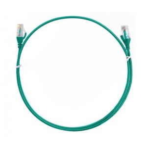 8ware CAT6THINGR-10M CAT6 Ultra Thin Slim Cable 10m - Green Color Premium RJ45 Ethernet Network LAN UTP Patch Cord 26AWG for Data - Image 1
