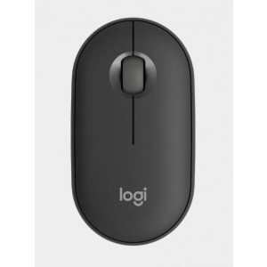 Logitech 910-006988 Pebble M350S Wireless Optical Mouse Graphite 1000 dpi Bluetooth Low Energy - Image 1