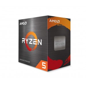 AMD 100-100000457BOX Ryzen 5 5500, 6-Core/12 Threads UNLOCKED, Max Freq 4.20GHz, 19MB Cache Socket AM4 65W, With Wraith Stealth cooler (RYZEN5000)(CPU) - Image 1