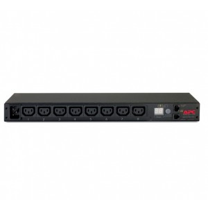 APC AP7821B Rack PDU, Metered, 1U, 16A, 208/230V, (8) C13 - Image 1