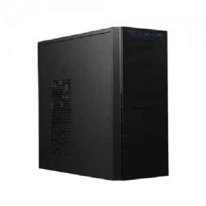 Antec VSK4000B-U3 - Black, Mini Tower, ATX/Micro-ATX/Mini-ITX, 2× USB 3.0, 1× 120mm Rear Fan, 5× 3.5' Bays, Black, 2-Yr Wty - Image 1