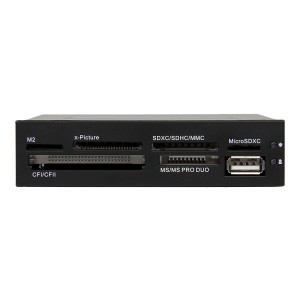 StarTech 35FCREADBK3 USB2.0 MULTI CARD READER, SD/ MICRO SD/CF TO IDC, IDC USB CABLE, 2YR - Image 1