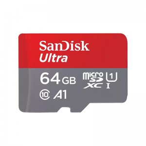 Sandisk SDSQUAB-064G-GN6MN Ultra 64GB microSD SDHC SDXC UHS-I Memory Card 140MB/s Class 10 Speed No adapter (EOL) - Image 1