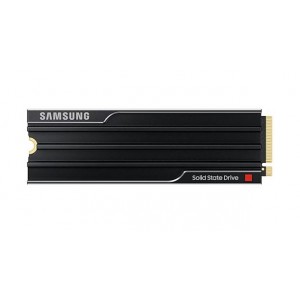 Samsung MZ-VAP2T0CW 9100 PRO 2TB PCIe Gen5 NVMe SSD Heatsink 14700MB/s 13400MB/s R/W 1850K/2600K IOPS 1200TBW 1.5M hrs V-NAND TLC AES 256-bit Encryption 5yr wty - Image 1