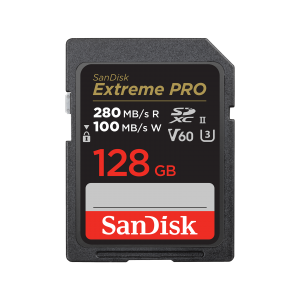 Sandisk FFCSAN128GSDXEP 128GB Extreme PRO SDXC UHS-II Card (SDSDXEP-128G-GN4IN) - Image 1
