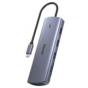 UNITEK D1113A 9-in-1 USB-C Hub 4K Dual Display - Image 1