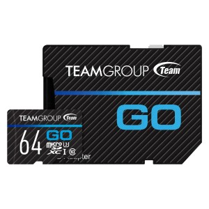 TEAM TGUSDX64GU303 GO 64GB Micro SDXC UHS-I U3 V30 Memory Card - Image 1