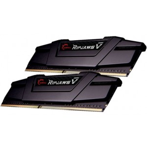 G.SKILL F4-3200C16D-32GVK 32GB (2 x 16GB)/ PC4-25600 / DDR4 3200 Mhz/ Timings 16-18-18-38/ Voltage 1.35V/ RipjawsV - Image 1