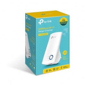 TP-LINK TL-WA850RE N300 WiFi Range Extender 2.4GHz (300Mbps) 1x100Mbps LAN 802.11bgn 2x OnBoard antennas Mini size wall-mounted replaces TL-WA855RE - Image 1