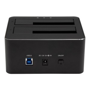 StarTech SDOCK2U33V DUAL BAY SATA HDD DOCKING STATION FOR 2.5 3.5" HDD - USB 3.0 2YR - Image 1