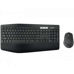 Logitech 920-008233 MK850 Wireless Desktop Keyboard Mouse Combo 3 year battery Incurve keys Low profile Cushioned palm rest ~920-002510 KBLT-MK710 KBLT-MX800 - Image 1
