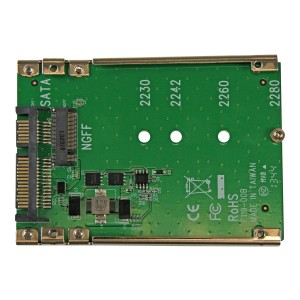 StarTech SAT32M225 M.2 SSD TO 2.5" SATA ADAPTER CONVERTER, 7MM OR LARGER 2.5" SATA BAY, 2YR - Image 1