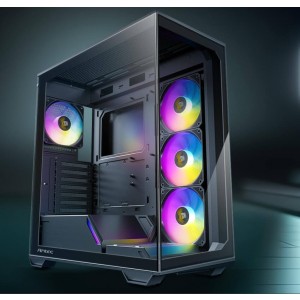 Antec C3-ARGB C3 ARGB - Black, Mid Tower, ATX/Micro-ATX/ITX, 270° Tempered Glass, USB-C, 4× PWM ARGB Fans, 360mm Radiator, 2Yr Wty - Image 1