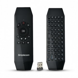 Simplecom RT150 2.4GHz Wireless Remote Air Mouse Keyboard with IR Learning - Image 1