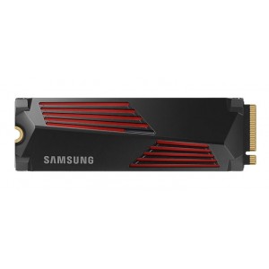 Samsung MZ-V9P4T0CW 990 Pro 4TB with Heatsink Gen4 NVMe SSD 7450MB/s 6900MB/s R/W 1600K/1550K IOPS 2400TBW 1.5M Hrs MTBF for PS5 5yrs Wty - Image 1