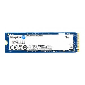 Kingston SNV3S/1000G SNV3S NV3 1TB PCle 4.0x4 NVMe M.2 2280 SSD 6000/4000MB/s compaitible Notebook and SFF 5Y Limited - Image 1