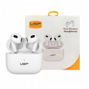 USP 6972890208108 True Wireless Buds White BT241 - Smart Touch Controls, Noise Isolation, Ergonomic Fit, Bluetooth v5.0, 240 mAh,2 Years Warranty - Image 1