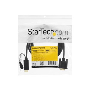 StarTech HD2VGAMM3 3FT (91CM) HDMI TO VGA ACTIVE CONVERTER CABLE - HDMI TO VGA ADAPTER - 1920X12 - Image 1