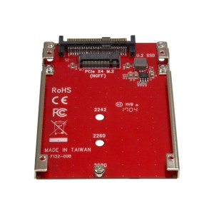 StarTech U2M2E125 M.2 TO U.2 ADAPTER, FOR M.2 PCIE NVMe SSD, 2YR - Image 1