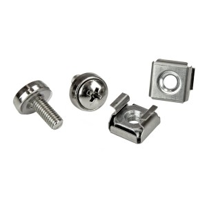 StarTech CABSCRWM520 M5 RACK SCREWS AND M5 NUTS - M5 CAGE NUTS AND SCREWS - 20 PACK LTW - Image 1