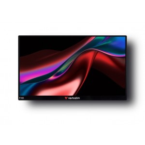 Verbatim 49590 14' IPS FHD 1920x1080 - HDR, 60Hz HDMI USB-C for Laptop, PS5, Xbox, Phone, Windows, Mac OS Ultra Portable Monitor - Image 1