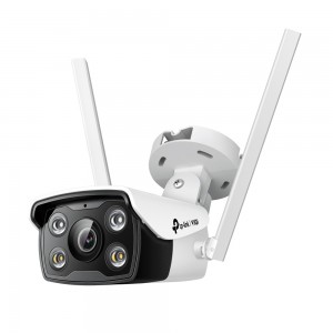 TP-LINK VIGI C340-W(4MM) VIGI 4MP C340-W(4mm) Outdoor Full-Colour Wi-Fi Bullet Network Camera, 4mm Lens, Smart Detection, 3YW - Image 1