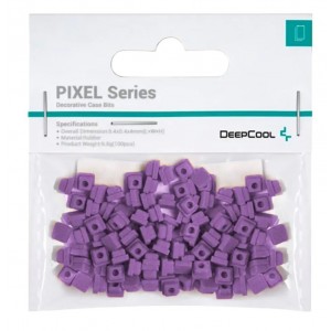 DEEPCOOL R-PIXEL-TV100-G-1 PIXEL Decorative Case Bits - Purple / CH160, CH360, CH360 DIGITAL, CH560, CH560 DIGITAL, CH780, MORPHEUS - Image 1