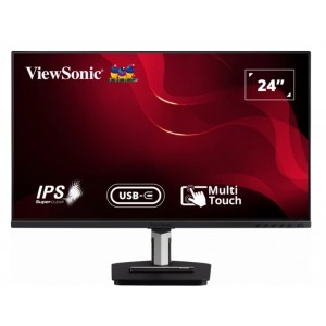 ViewSonic TD2455 24' In-Cell 10 Point Touch Monitor with USB Type-C Input and Advanced Ergonomics, POS, Education. Shopping Centre, Real Estate, TAB - Image 1