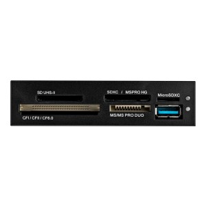 StarTech 35FCREADBU3 USB 3.0 INTERNAL MULTI-CARD READER W/ UHS-II -SD/MICROSD/MS/CF 2YR - Image 1