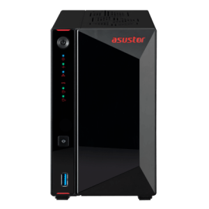 Asustor AS5402T 2-BAY NAS 3.5"/2.5"(0/2), QC-2.0GHz, 4GB, M.2(4), 2.5G(2), TWR, 3YR - Image 1