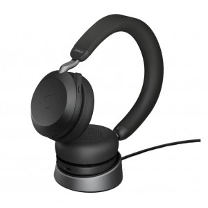 Jabra 27599-999-989 Evolve2 75 Link380a MS Stereo with Charging Stand Black - Image 1