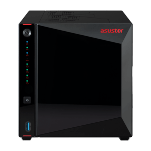 Asustor AS5404T 4-BAY NAS 3.5"/2,5"(0/4), QC-2.0GHz, 4GB, M.2(4), 2.5G(2), TWR, 3YR - Image 1