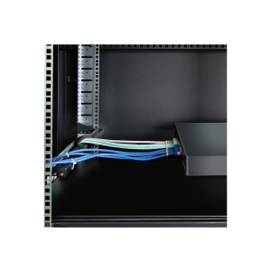 StarTech 12S-CABLE-LACING-BAR 1U HORIZONTAL CABLE MANAGEMENT BAR, ADJ DEPTH, RACK-MOUNT BAR 2YR - Image 1