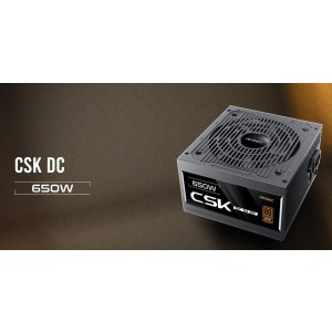 Antec CSK650 DC AU CSK650DC 80+ Bronze, DC to DC, Flat Cables,. CircuitShield Protections, Thermal, Reliable Value Power Supply 5yr - Image 1
