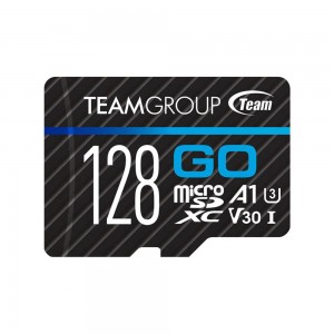 TEAM TGUSDX128GU303 GO 128GB Micro SDXC UHS-I U3 V30 Memory Card - Image 1