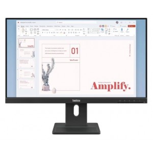Lenovo 64BAMAR1AU ThinkVision E24-40 23.8'/24' 100Hz FHD IPS Monitor 1920x1080 16:9 4ms Height Adjust Tilt Pivot Swivel HDMI DP VGA Speakers VESA - Image 1