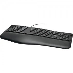 Kensington K75400US PRO FIT ERGONOMIC WIRED KEYBOARD - BLACK - Image 1
