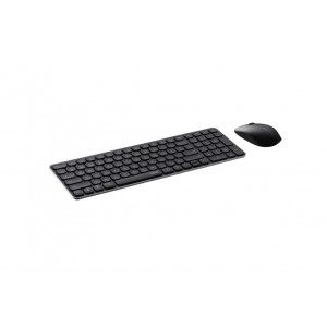 Rapoo 9320M Bluetooth 4.0, 5.0 + 2.4G Wireless Multi-mode Keyboard Mouse Combo, Aluminium Base, 2400 DPI, 10M Range, Compact Black Retail Pack - Image 1
