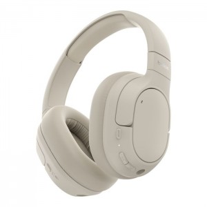 Belkin AUD008FQSA SoundForm Isolate Noise Cancelling Over-Ear Headphones - Sand , 60 hrs Battery, Hybric ANC, BT 5.4 Multipoint, 2 Years Warranty - Image 1