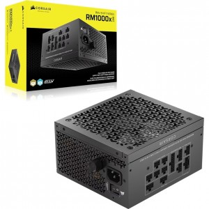 Corsair CP-9020300-AU RM1000x SHIFT Fully Modular ATX Power Supply (AU), 1000W, ATX 3.1, Gold efficiency, FDB 140mm fan, fully modular, zero RPM, 10yr warranty - Image 1