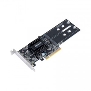 Synology M2D18 PCIe Gen2 x8 for Dual M.2 SSD Card for DS1618+ & DS1817+