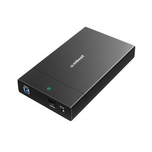 MBEAT MB-HDD-35C1K C1 Tool-Free USB 3.0 3.5" & 2.5" SATA HDD Enclosure - Black Data Speed: Maximum up to 5Gbp Product Weight: 121g DC Power: +12V/2A Power Supply
