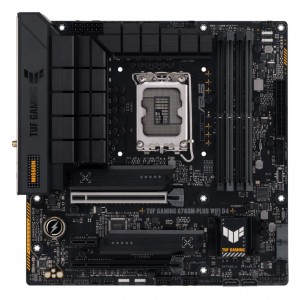 ASUS TUF GAMING B760M-PLUS WIFI II B760M Intel LGA1700 mATX Motherboard 192GB, DDR5, 1 x PCIe 5.0 x16 slot, 3 x M.2 slots,4 x SATA,1xHDMI, 1xDP