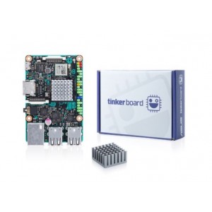 ASUS TINKER BOARD/2GB, ARM-based Single Board Computer, Rockchip Quad-Core RK3288 CPU, 2GB DDR3, ARM Mali T764 GPU, MicroSD, RTL GB LAN, Wireless N