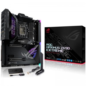 ASUS ROG MAXIMUS Z690 EXTREME Intel LGA 1700 EATX Motherboard DDR5, PCIe 5.0, 5xM.2, Onboard WiFi 6E, 24+1 Power Stages USB 3.2 Quick Charge RGB WIFI6