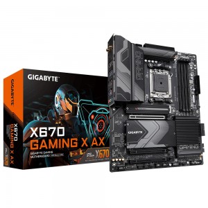 Gigabyte X670 GAMING X AX 1.0 AMD AM5 E-ATX Motherboard 4x DDR5~128GB,3x PCIe x16, 4x M.2, 4x SATA 6, 8x USB 3.2, 1x USB-C,